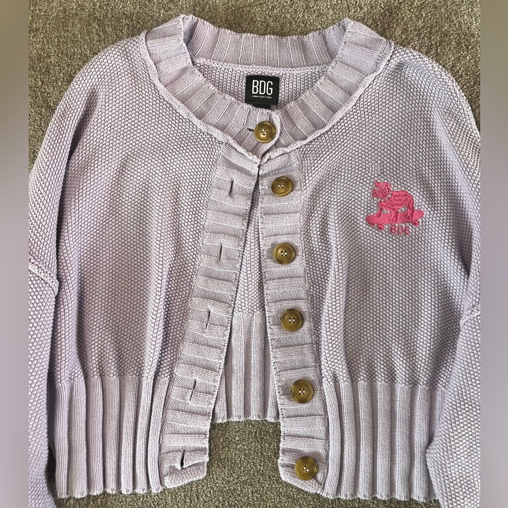 BDG Urban Outfitters Winnie Cropped Cardigan - Picture 4 of 10
